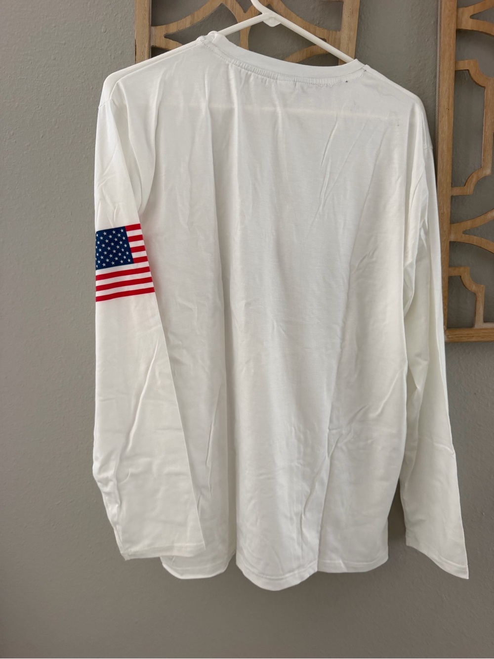 White 'USA' Graphic Long Sleeve Tee - Picture 4 of 6